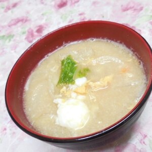 まな板なし！野菜農家の方が作る❤サラダ菜の味噌汁♪